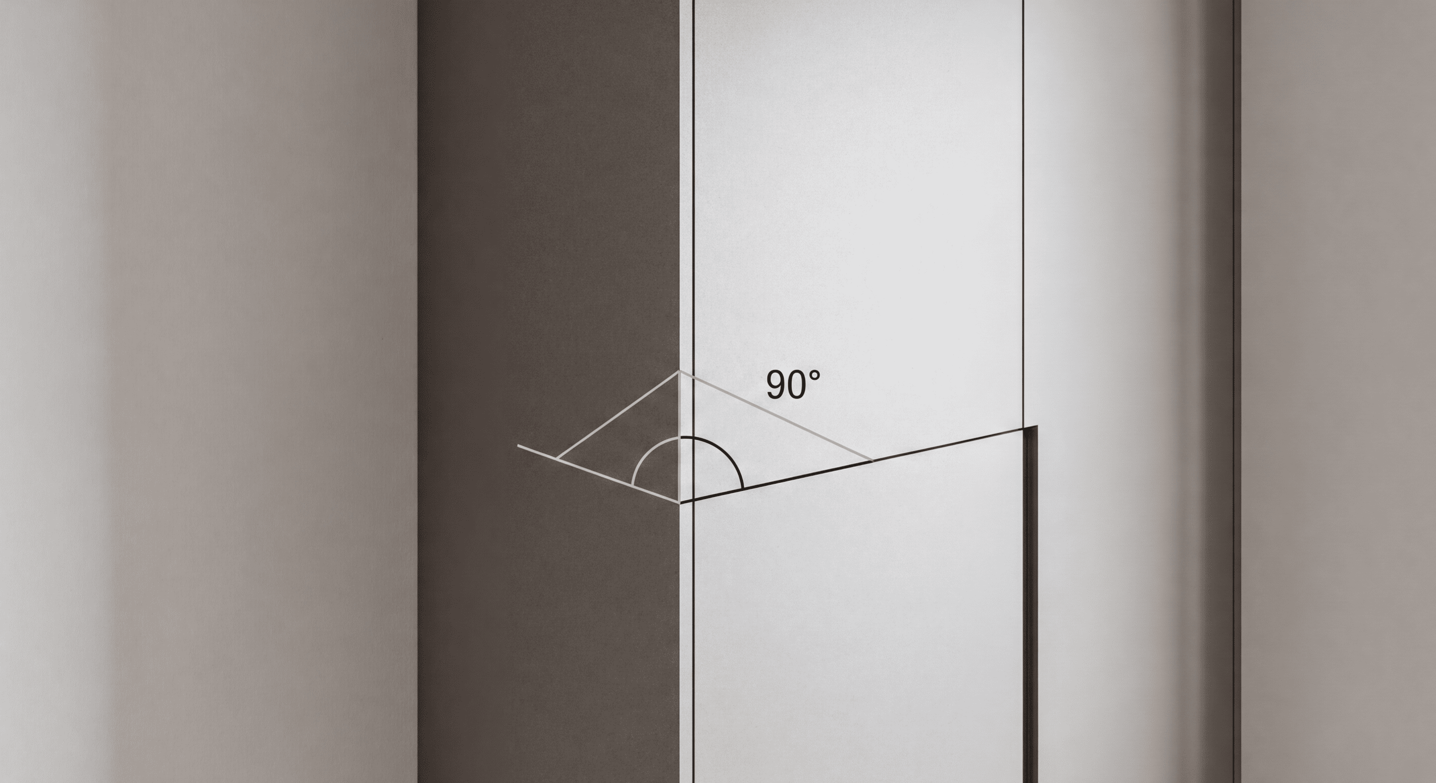 Точный угол 90°